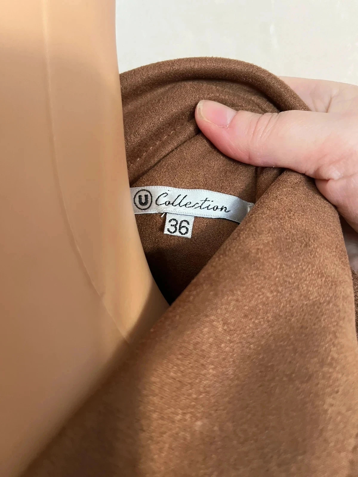 Perfecto camel efeito camurça u collection tamanho 36 - a jaqueta chique e na moda 🤎 – photo 2